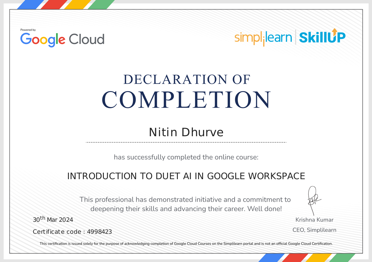 Certificate 20